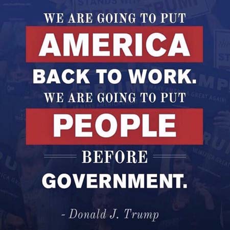 Donald Trump on putting America back to work