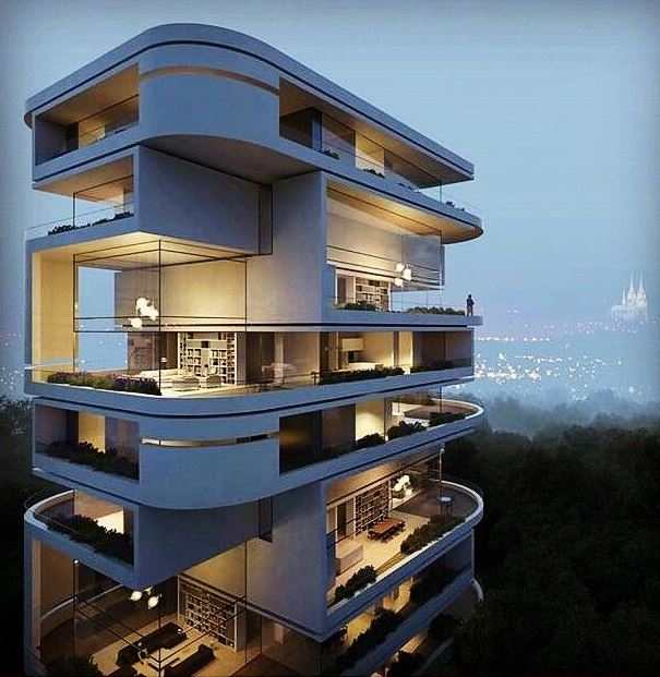 If I had to live in a city, this building would be just fine, as long as I had good neighbors. #city #home