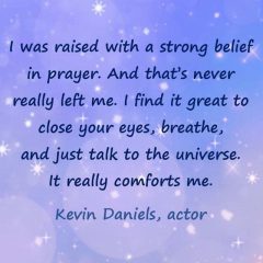 Kevin Daniels on Prayer