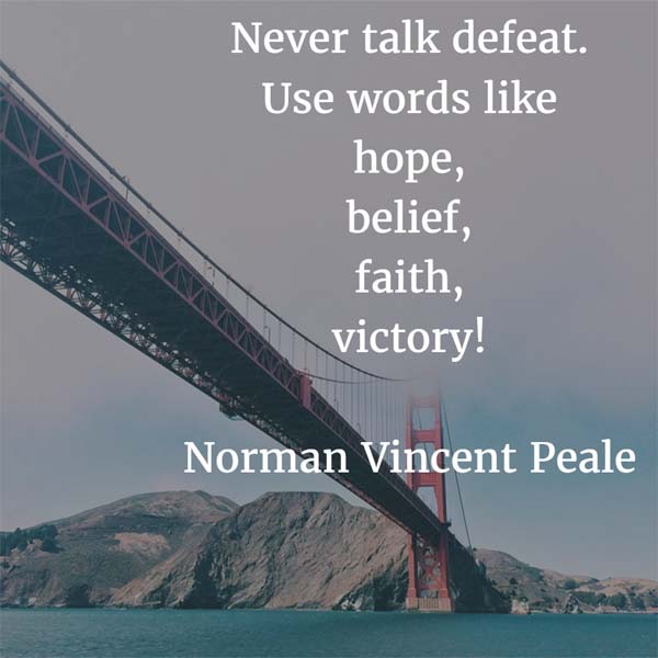 Norman Vincent Peale on Victory