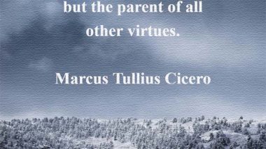 Cicero: On the Greatest Virtue