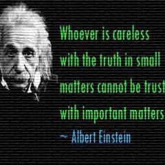Albert Einstein: On Truth