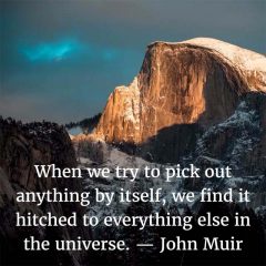 John Muir: On the Universe