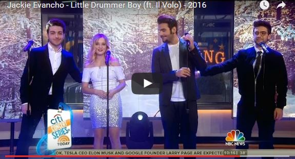 Little Drummer Boy on the Today Show