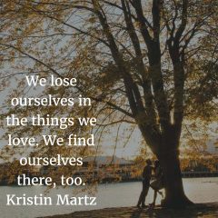 Kristin Martz on the things we love