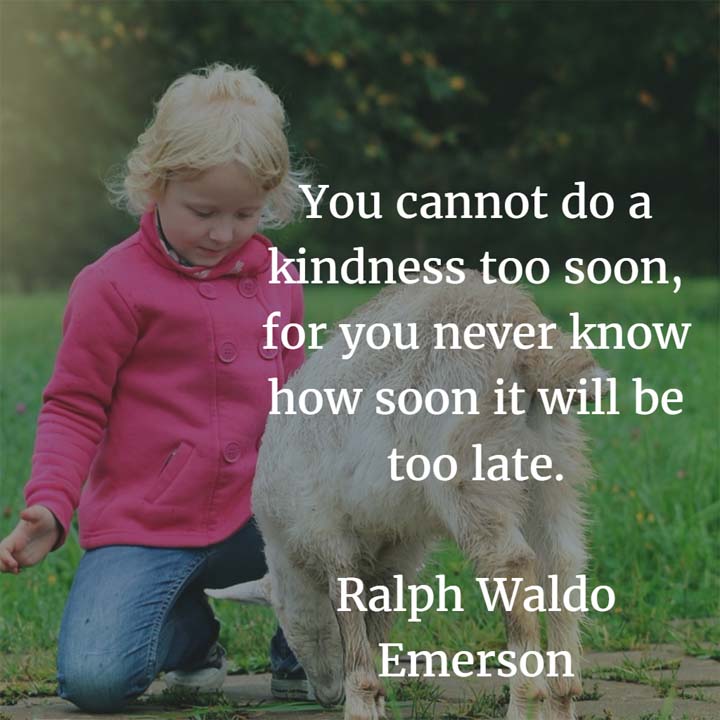 Ralph Waldo Emerson on Kindness
