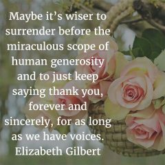 Elizabeth Gilbert on Gratitude