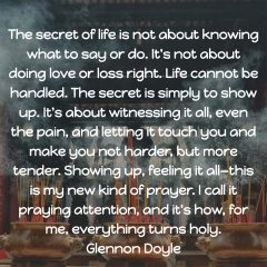 Glennon Doyle on Praying Attention