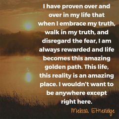 Melissa Etheridge on walking your truth