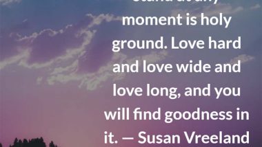 Susan Vreeland on Love