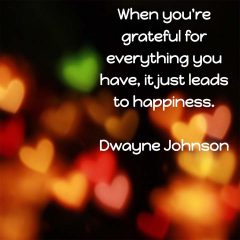 Dwayne Johnson on Gratitude
