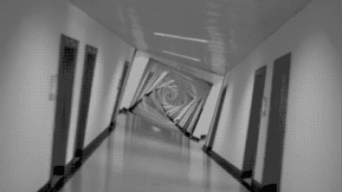 Great Gif: Forever Corridor Illusion