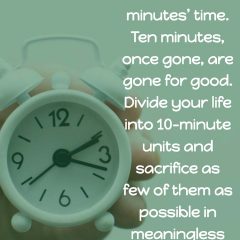 Ingvar Kamprad: On Making Good Use of Time 10 minutes at a time