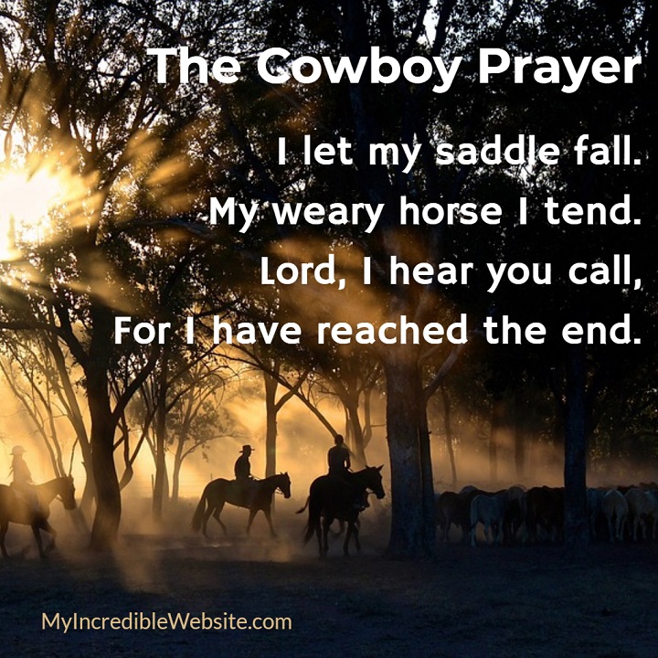 The Cowboy Prayer