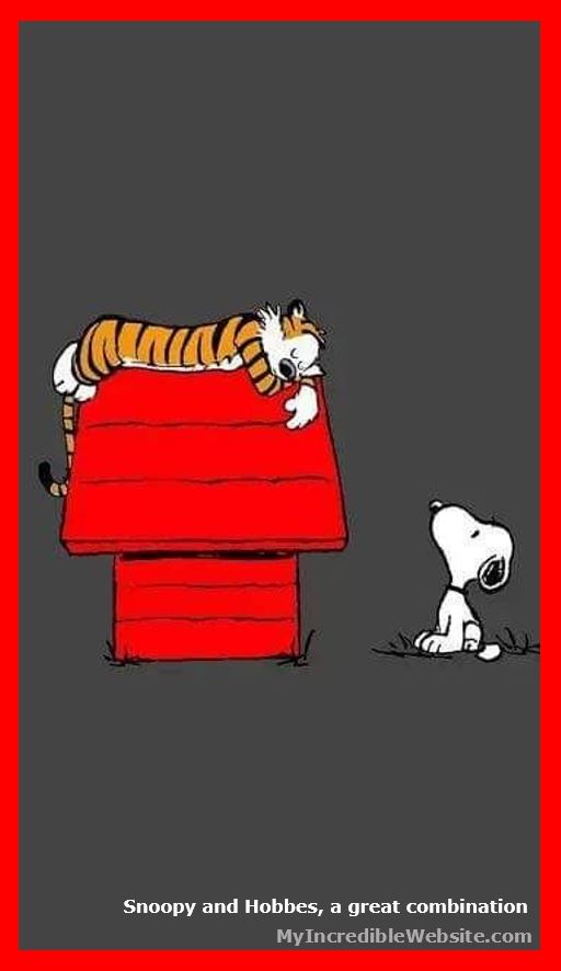 Snoopy and Hobbes: A Great Comic Combo