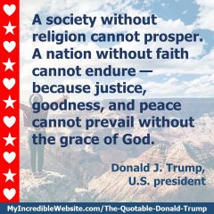 Donald Trump - On Religion and Liberty