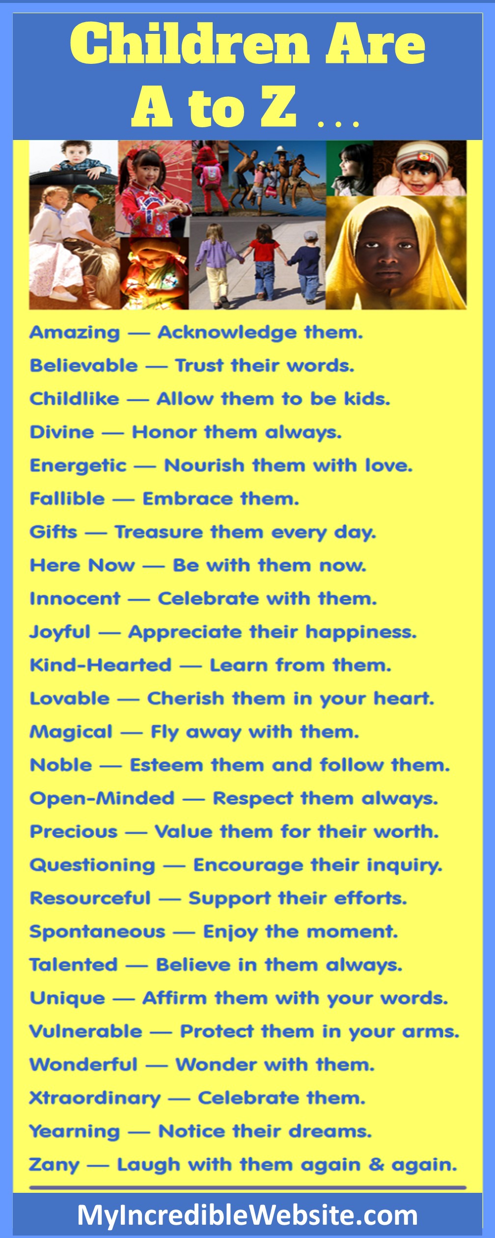 Mothers Day - Children Are A to Z graphic