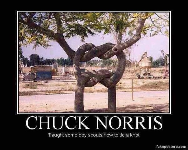 Chuck Norris joke memes