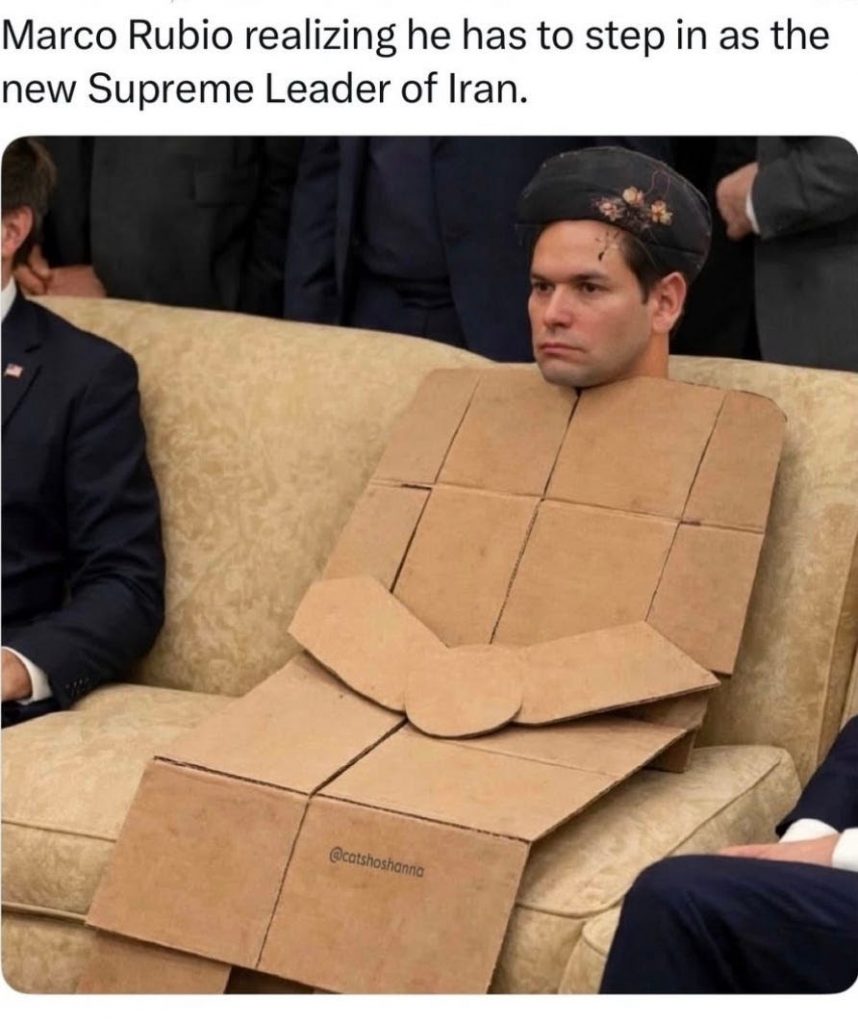 Marco Rubio as the Supreme Leader of Iran
