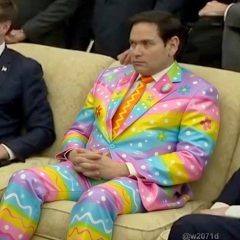 Marco Rubio dressed for Easter