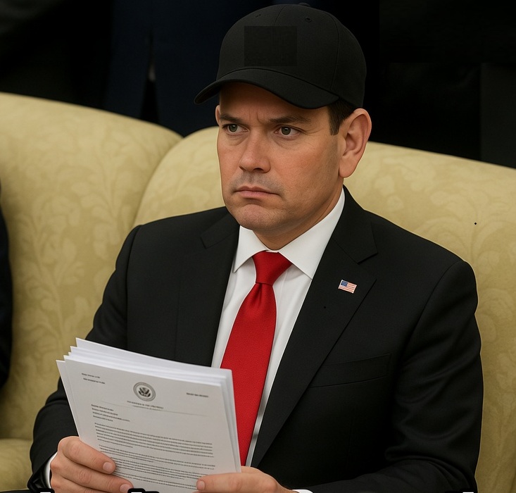 Marco Rubio as Press Secretary