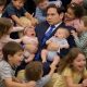 Marco Rubio watching the kids on MDay